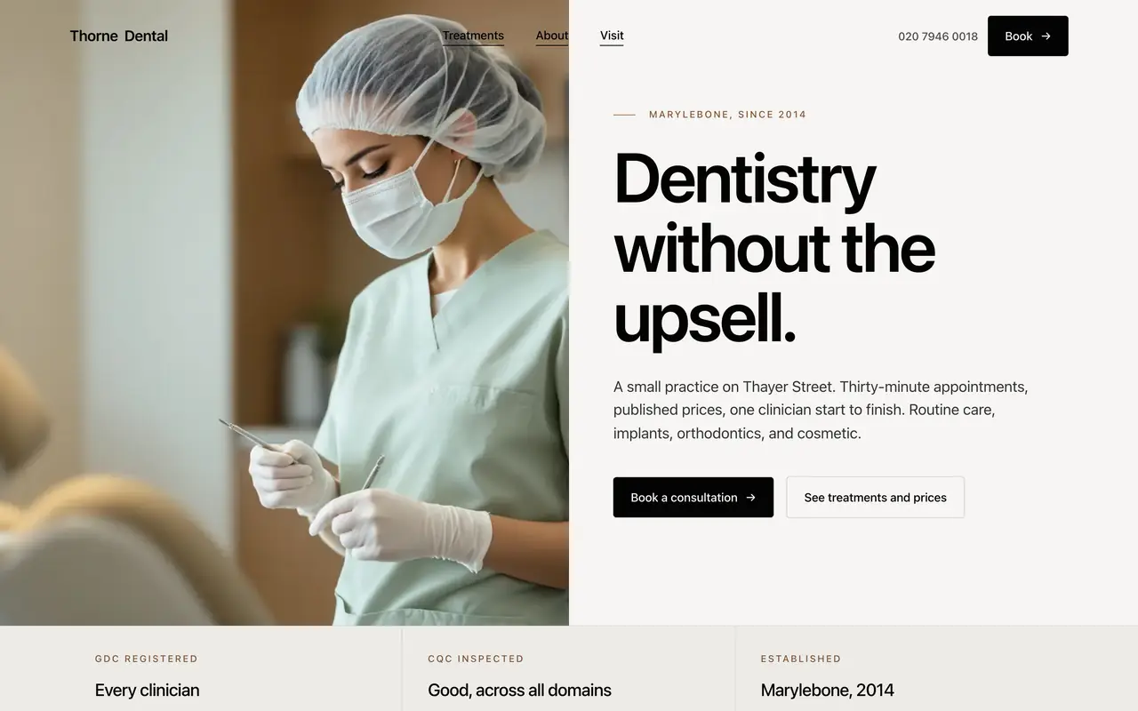 Thorne Dental demo thumbnail